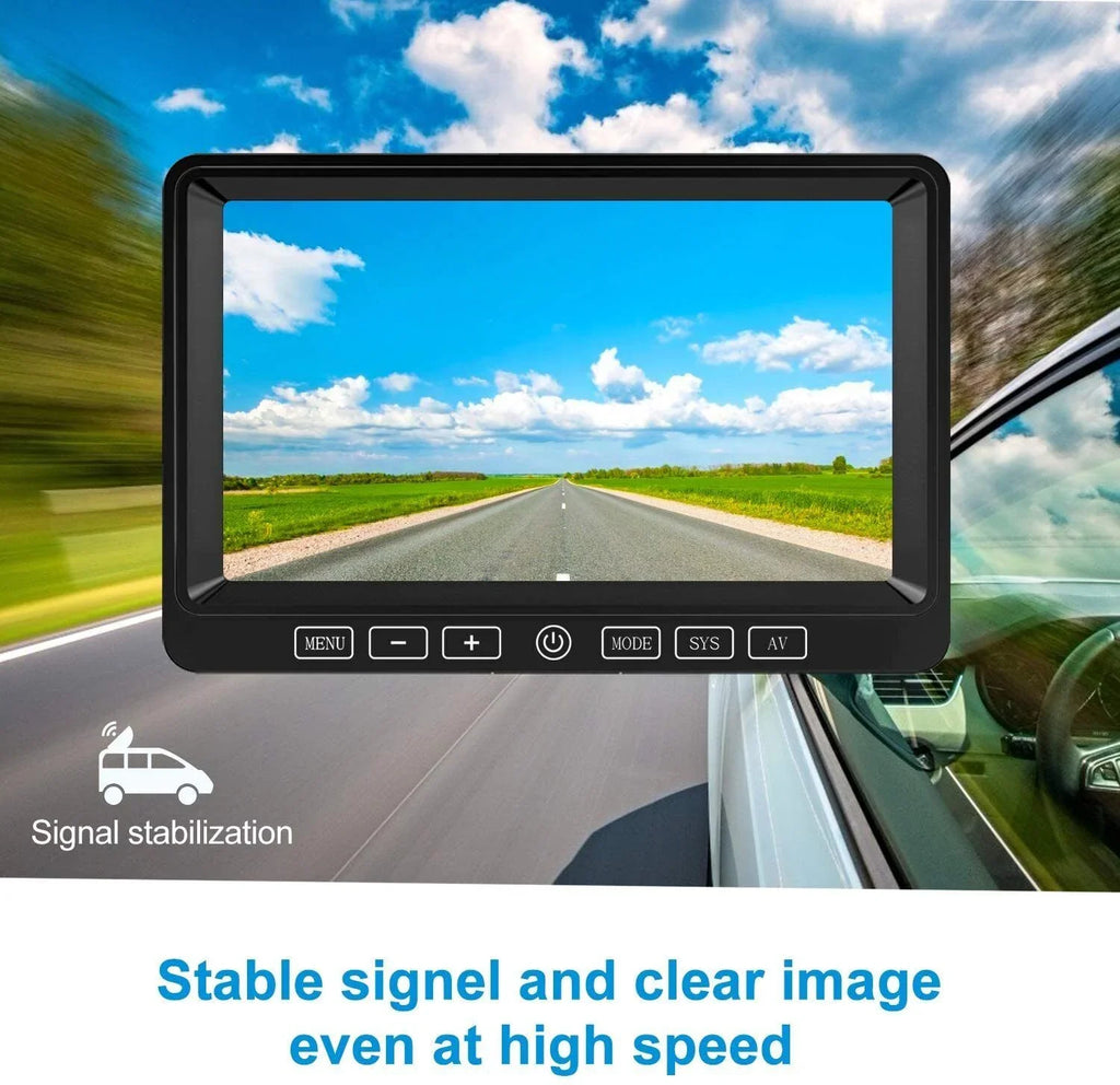 Monitor Tralier Camper Xroose View Car Rear Truck Parking RV 3.0 Night HD System Wireless Vision Van Backup FW04 Camera 7" 1080P Motohome for
