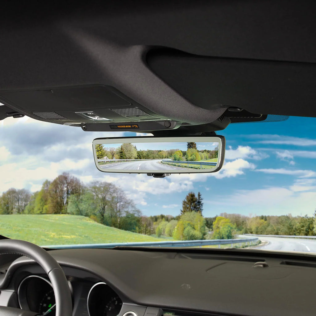 Mode Mirror and Gentex Rear Camera Display Mirror LCD Auto-Dimming, Full Back with Mode Up Audiovox View