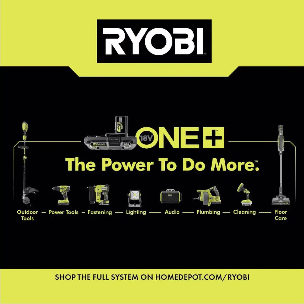 6-Tool Combo Battery, with Battery, Ah Cordless Ah Charger and 4.0 ONE+ 1.5 Kit RYOBI 18V