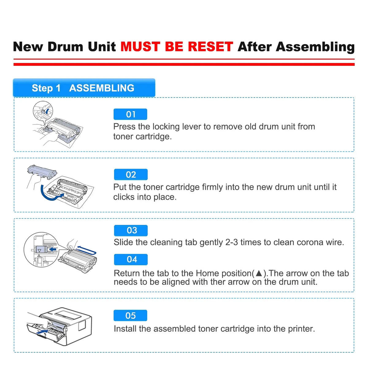 Unit TN760 DCP-L2550DW Printer Unit Set Toner Yield (4x Cartridge and 1x Toner, DR730 High HL-L2350DW Drum DR730 MFC-L2710DW Drum ) MFC-L2690DW Brother for TN760 Compatible