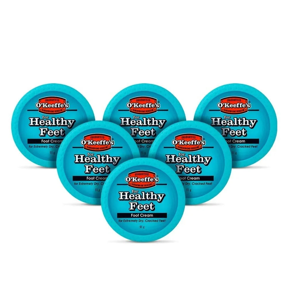 6 91g Pack Jar OKeeffes Healthy Feet