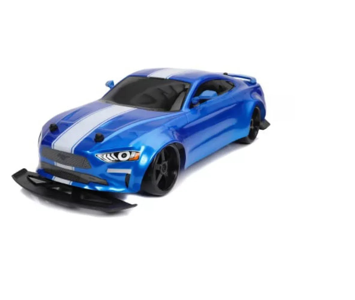 Mustang Furious 1:10 Scale- Remote Ford Fast RC Elite & Jada GT Control Blue Drift Vehicle Jakob's
