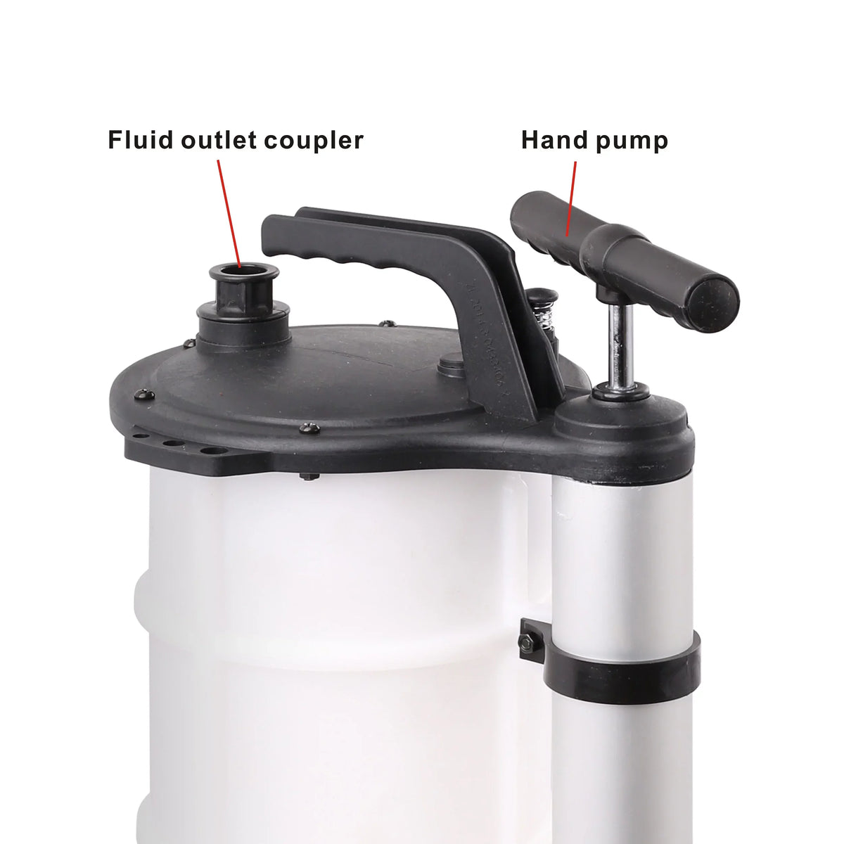 Tank Manual Fuel Transfer Extractor 9 Pump Remover Fluid Vacuum Oil Petrol L WINMAX