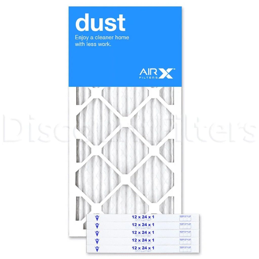 Furnace Pleated the AC in Dust USA Filters Filter, MERV HVAC Air 12x24x1 AIRx 8 Air Made 6-Pack, Filter