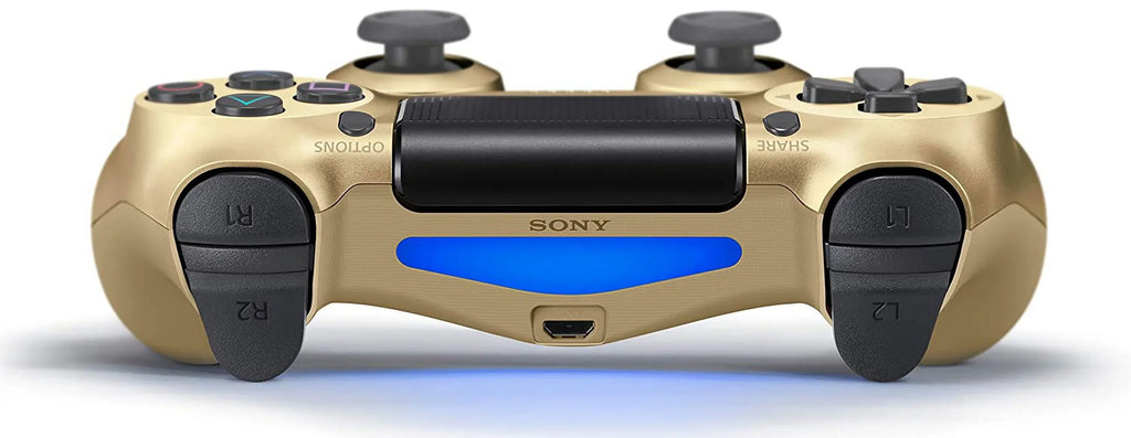 Controller BOLT For + Black Bundle. Gaming Dual Wireless PS4 Gold Pre-Owned Shock Console Like AXTION New) Controller PS4 (Refurbished: for Chatpad Sony