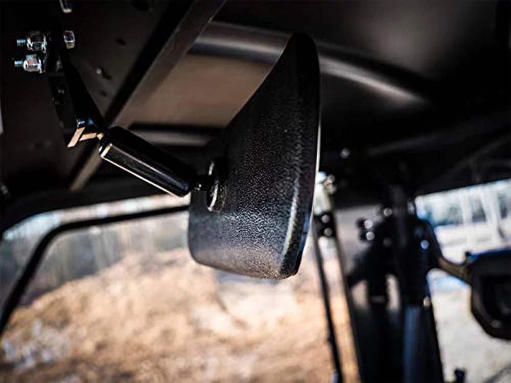 SuperATV (see / Work 10.25" 10 Play|MIR-CA-DEF-001-02 for View x or 8 UTV Can|Am for 4"|Perfect / HD Measures Defender View Rear fitment)|Fully MAX HD Rear HD 5 / Am Adjustable|Can Mirror Mirror