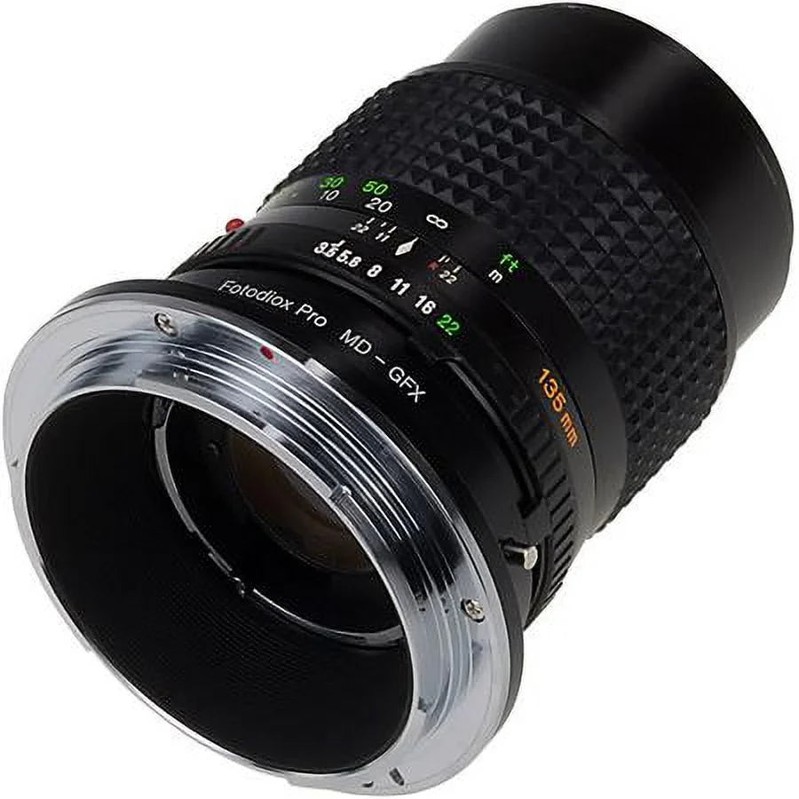 to Fotodiox SLR Lens GFX Mount Fujifilm MD-GFX-Pro Minolta for G-Mount Adapter Pro Rokkor