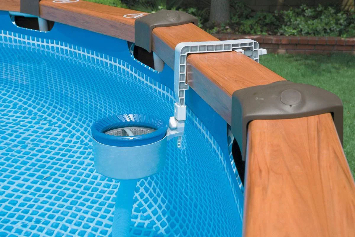 Mounted Filter Wall Skimmer GPH Intex Cartridge and Pool Clear 2500 Krystal Pump