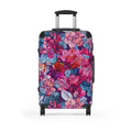 White Suitcase Navy, Pink, Bloomwave | Hardshell Red, | Floral |
