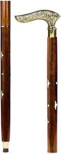 (Santa Shrubs) Stick Walking Wood, Large Wooden 36"