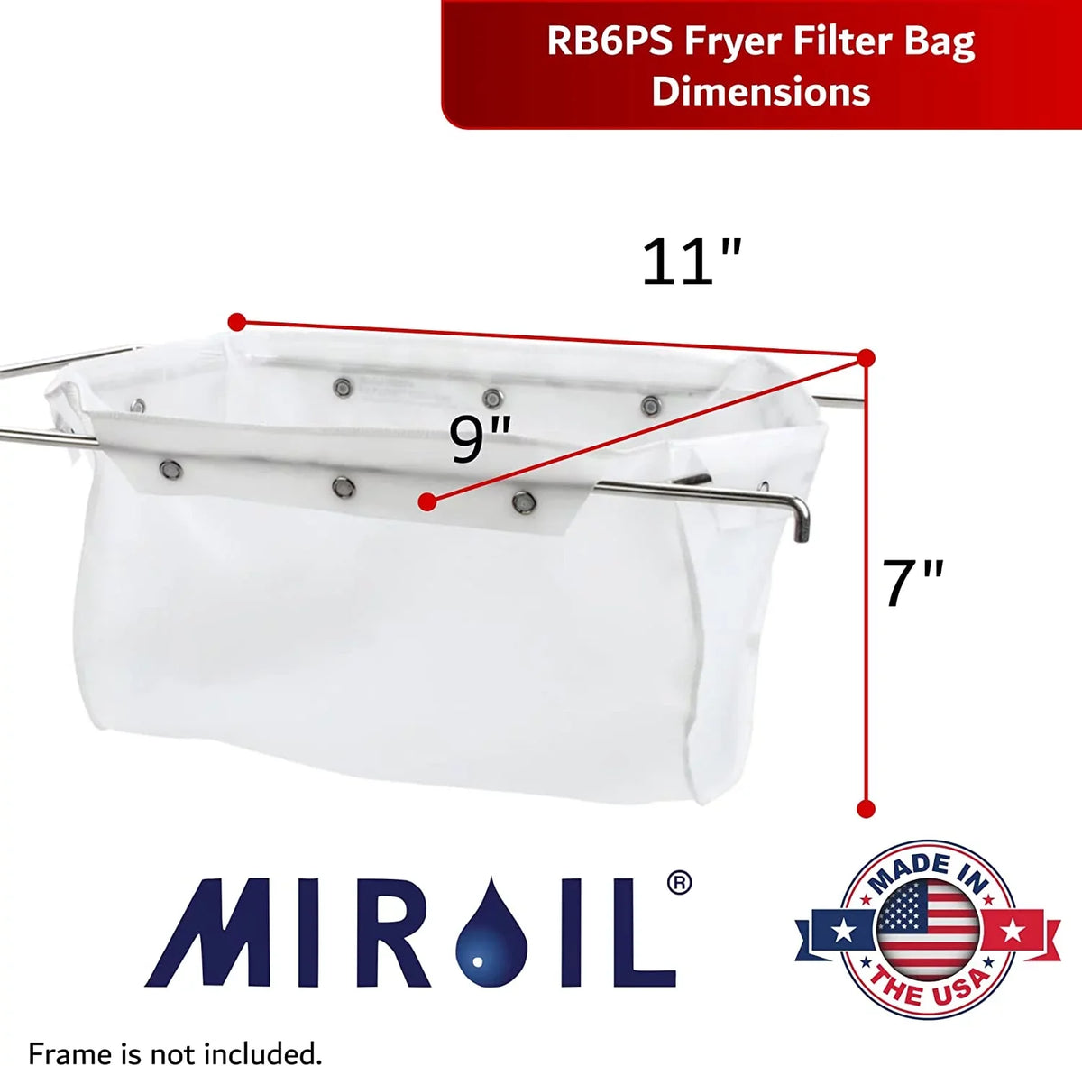 Filter Snap Bag" Miroil Flow On" EZ RB6PS/12852