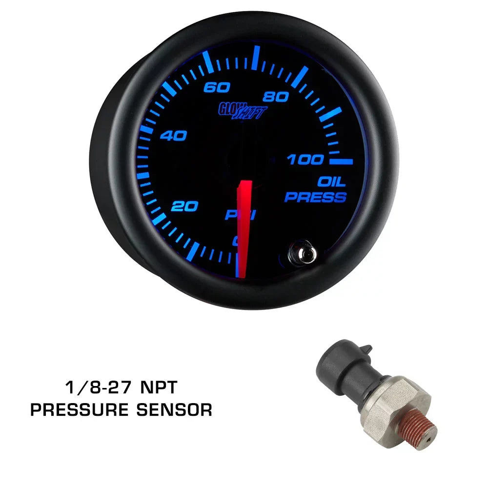 Impreza Package Color Subaru 2002-2007 WRX with 7 GlowShift Gauge Dashboard Set Gauge GS2 Tinted Triple Fiberglass