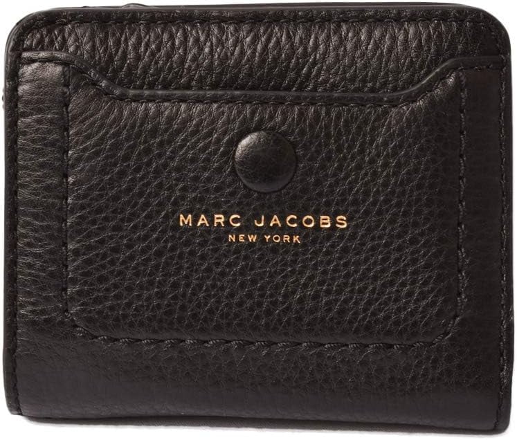 Marc Mini City Empire Leather Women's Black M0014215 Wallet Compact Jacobs Leather