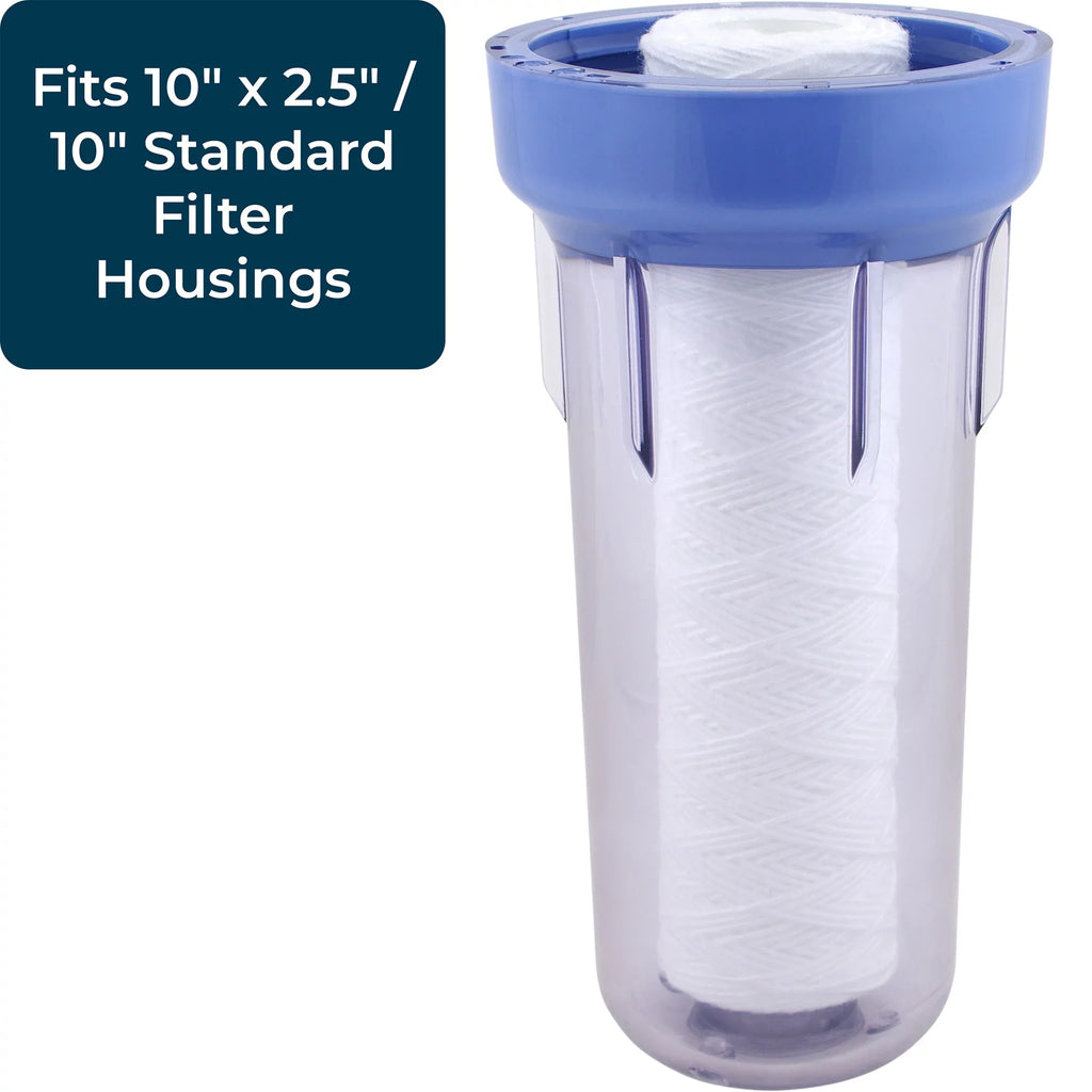 String Wound Pack) 10 30 x SpiroPure Filter, Micron Polypropylene 2.5" (24