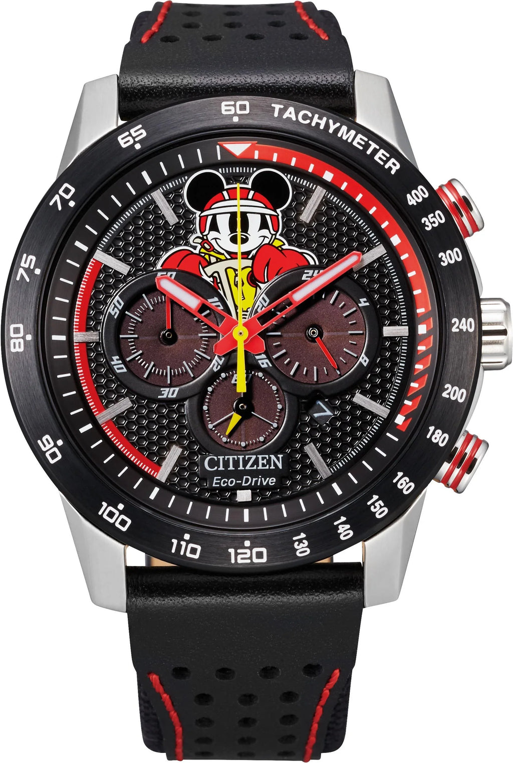 Men's Watch Citizen Eco-Drive - Mickey CA4439-07W Chronograph Disney Racer Mouse