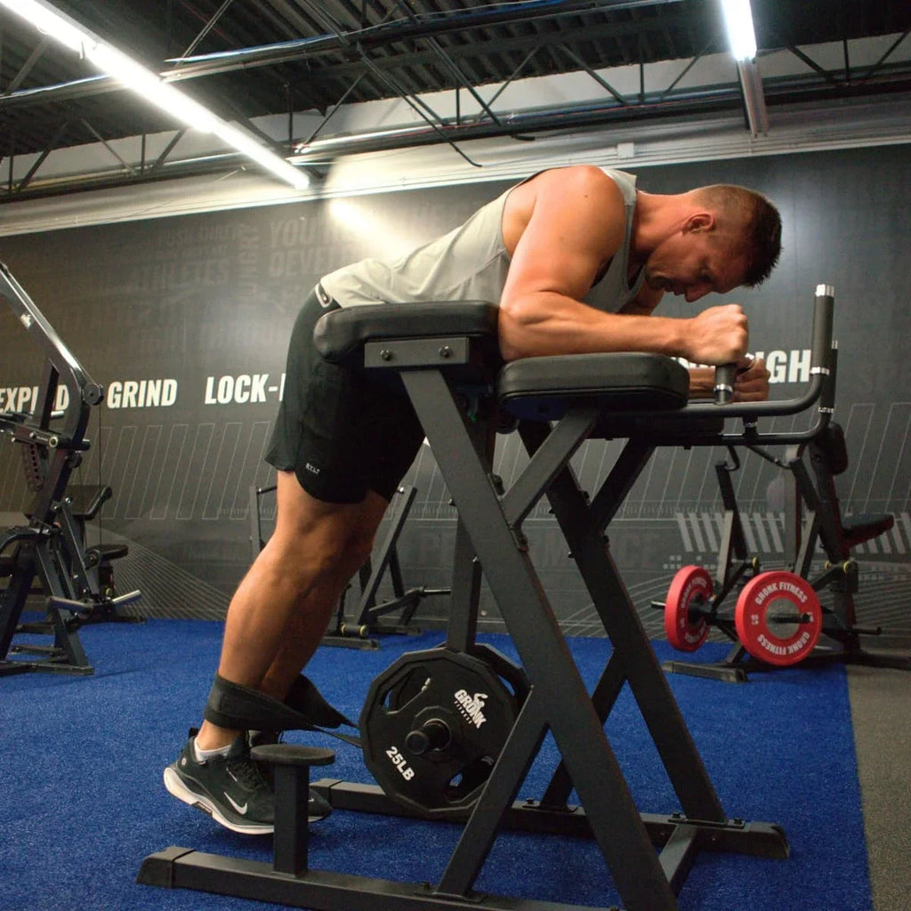 Gauge Target of | Steel Fitness Hyperextension 11 Machine Gronk Your Reverse Made | Loaded Back, and Plate Machine | Glutes Lower Hamstrings