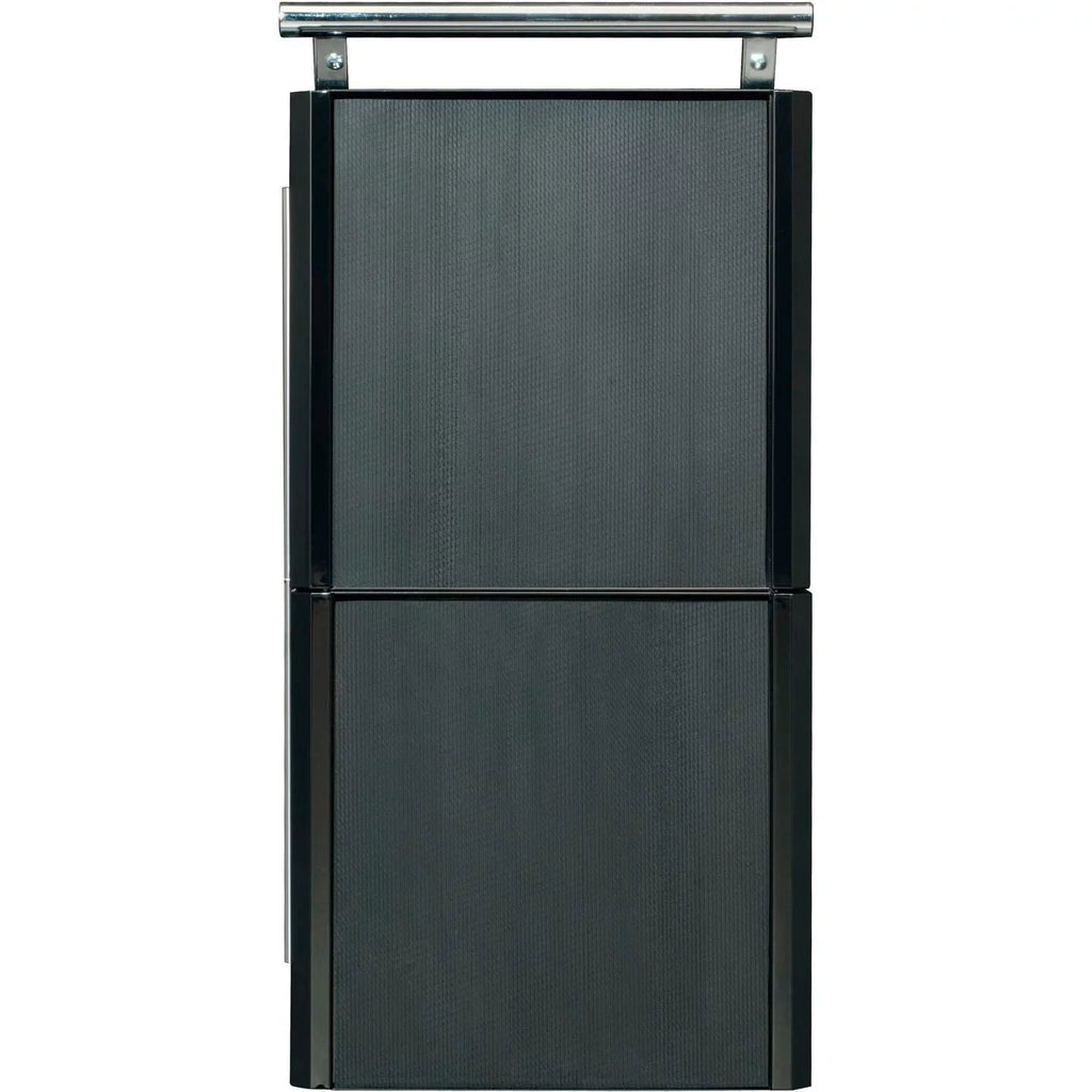 W/ Cart 27" Industrial 2-Drawer Black Tool Top, Sliding Global