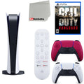 Media Accessory Playstation Red Controller, Vanguard, Digital Cleaning (Sony Duty: and Version 5 with Digital) Starter Sony Bundle Cosmic Microfiber Kit Extra PS5 Call Remote, Cloth of