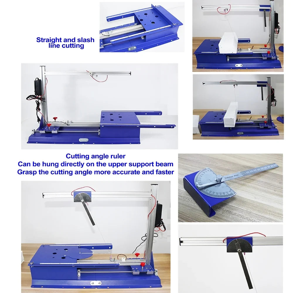 PreAsion Cutter Vertical Molti-functional Electric Machine Rotary Hotwire Cutting Hot 110-220V Tabletop