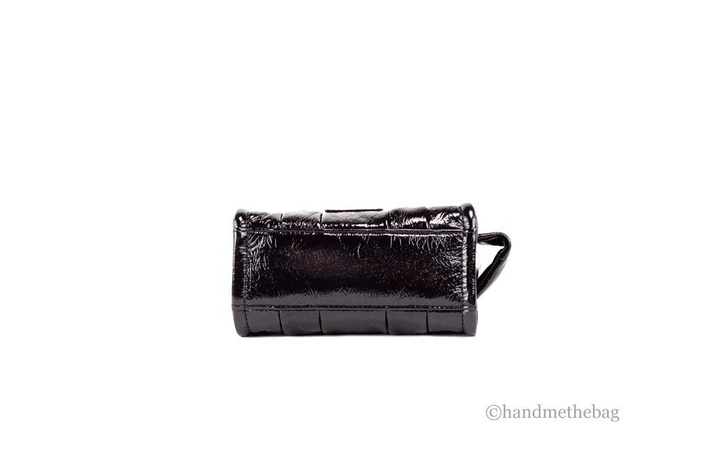 Tote Shiny Marc Bag The Micro Leather Crossbody Handbag Black Jacobs Crinkle