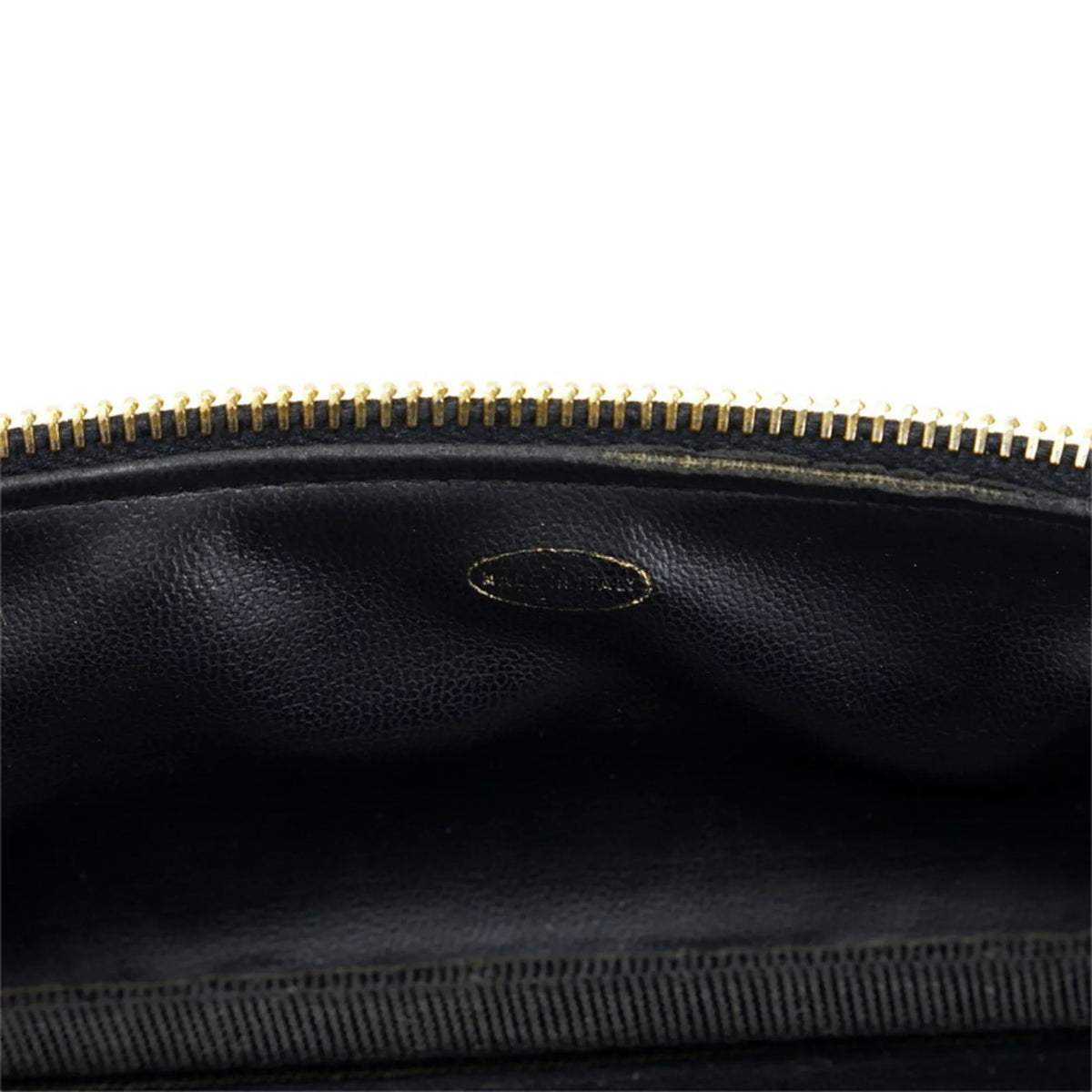 Bag Pre-Owned Ladies CHANEL (Fair) Lambskin Bicolore Cocomark Vanity Black Handbag Chanel