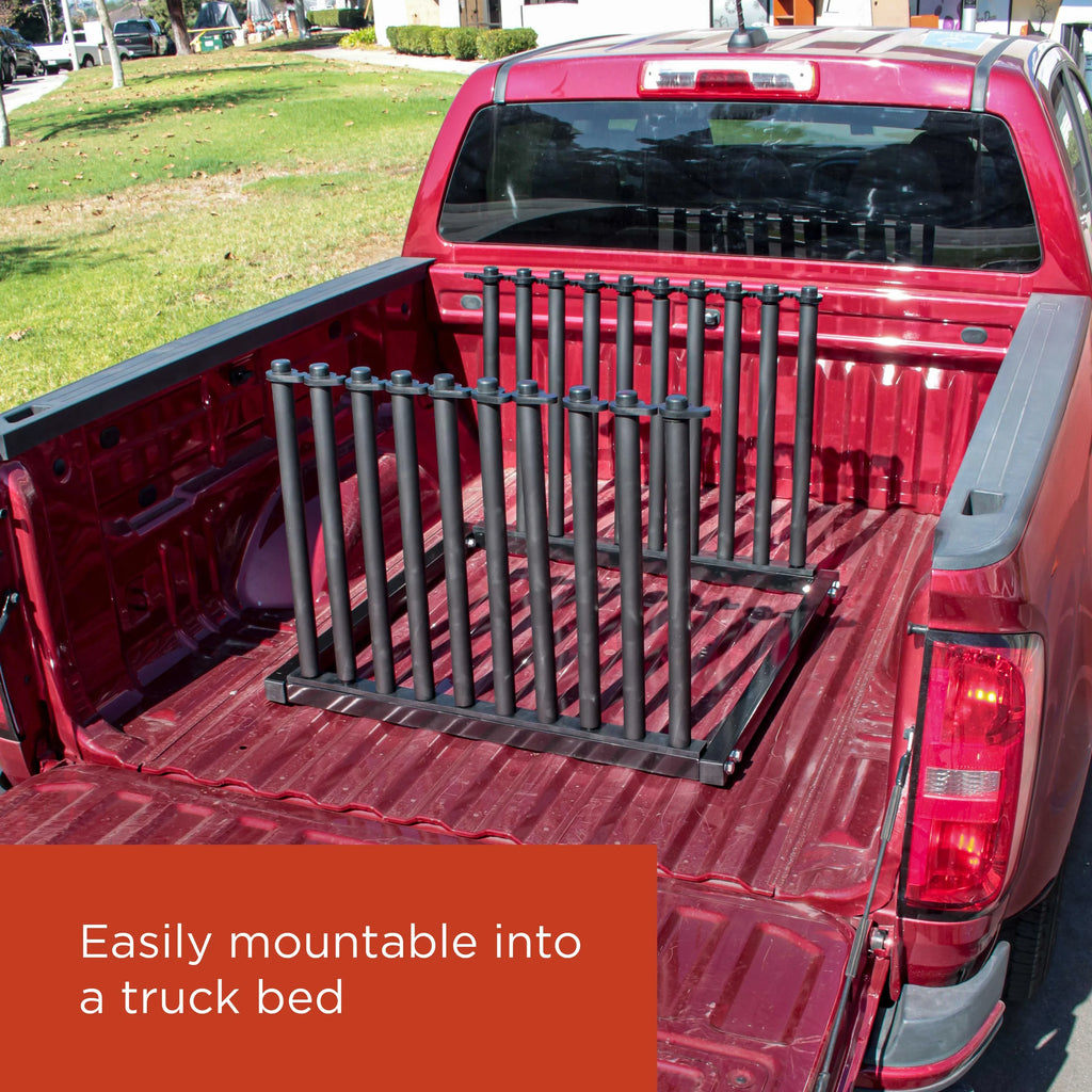 Windshield Protection Locks 9 TCP Slot Management Truck Replacement Window Glass Auto Rack Cargo Mast Holder - 9-Lite Pads, Windshield Bed Global Mobile Rubber Safety Rack - - Foam