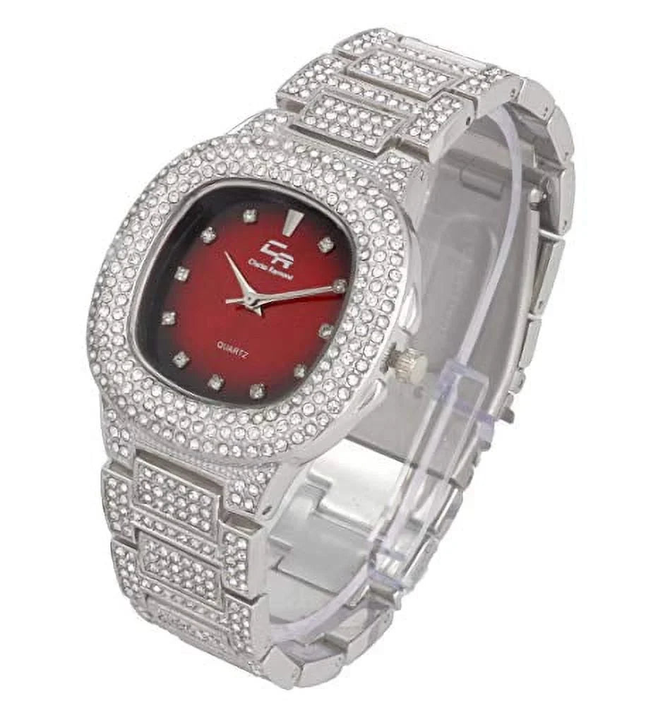 Red) Hip Floor Hop ST10325/ST10364 Power On Bling'ed and Watch The Flaunt Dance Couples Perfect Out for - King His&Hers Set to Blood (SLV and Off Queen