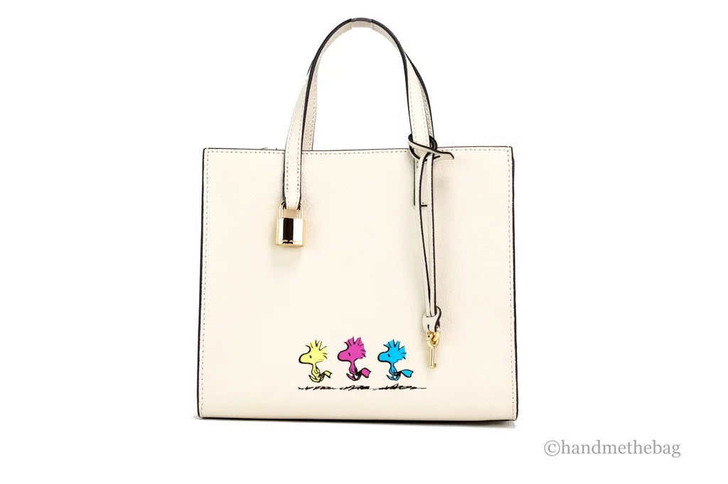 Ivory Tote Marc Small Jacobs Pebble Bag Crossbody Grind Leather X Peanuts