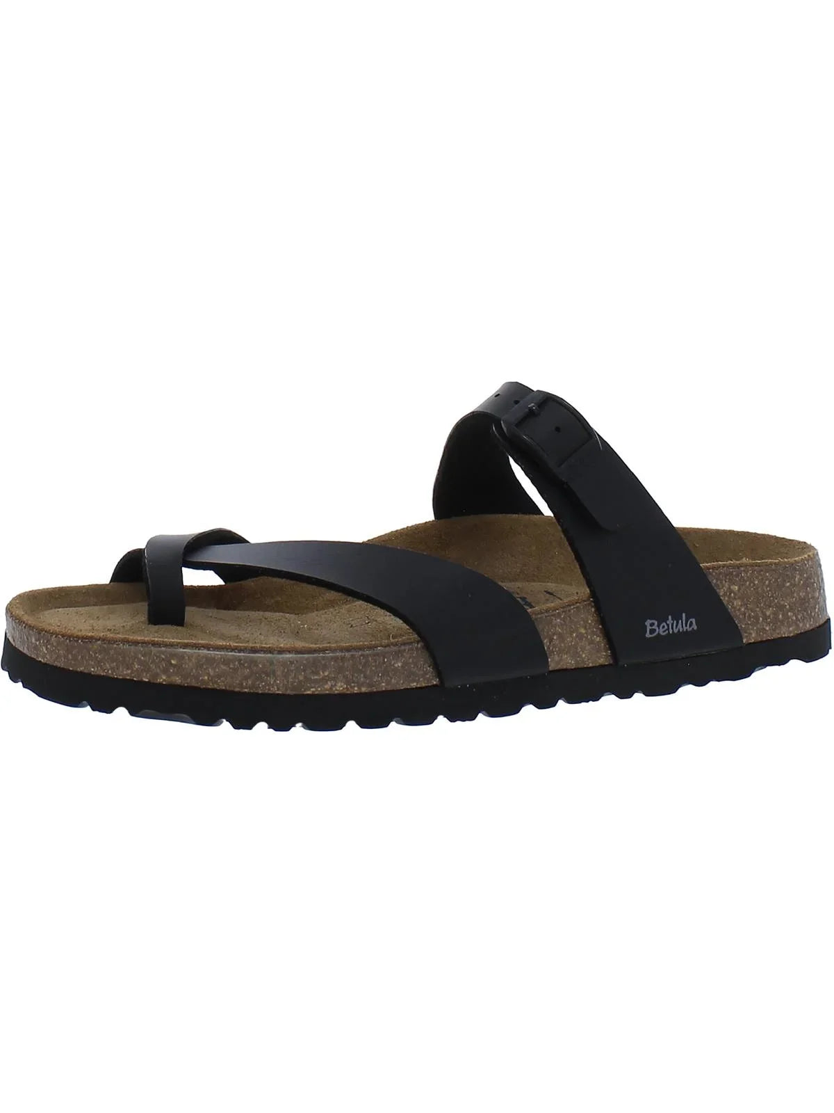 Leather Casual Faux Betula Mia Womens Slide Sandals