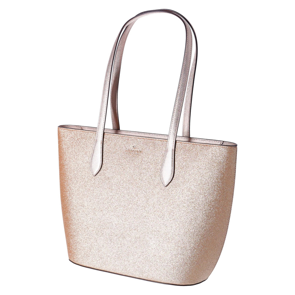 Wallet Zip Top Gold Kate Glitter Spade Large Tote Holiday + Shoulder Bag Glimmer