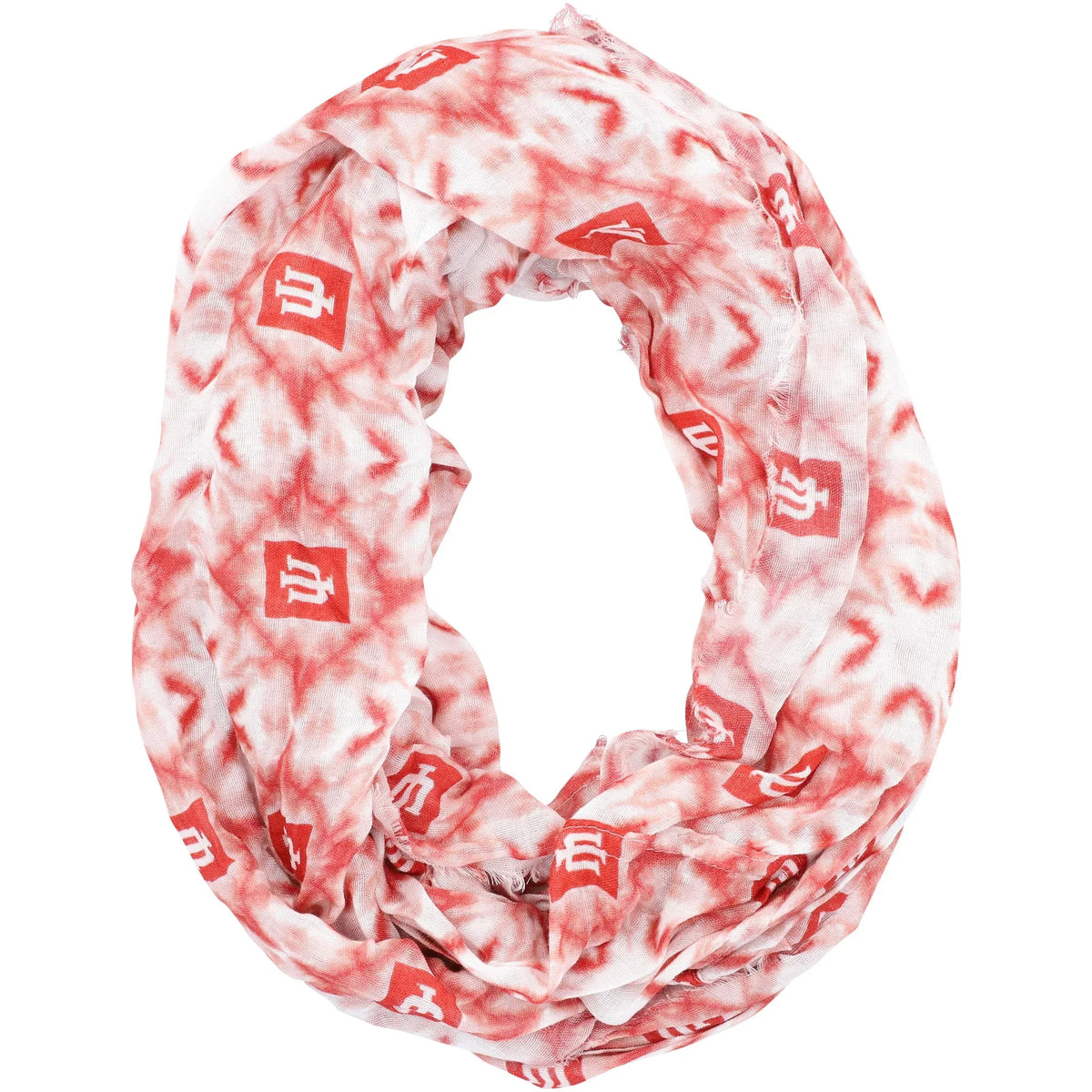 Indiana Women's ZooZatz Scarf Hoosiers Infinity Tie-Dye