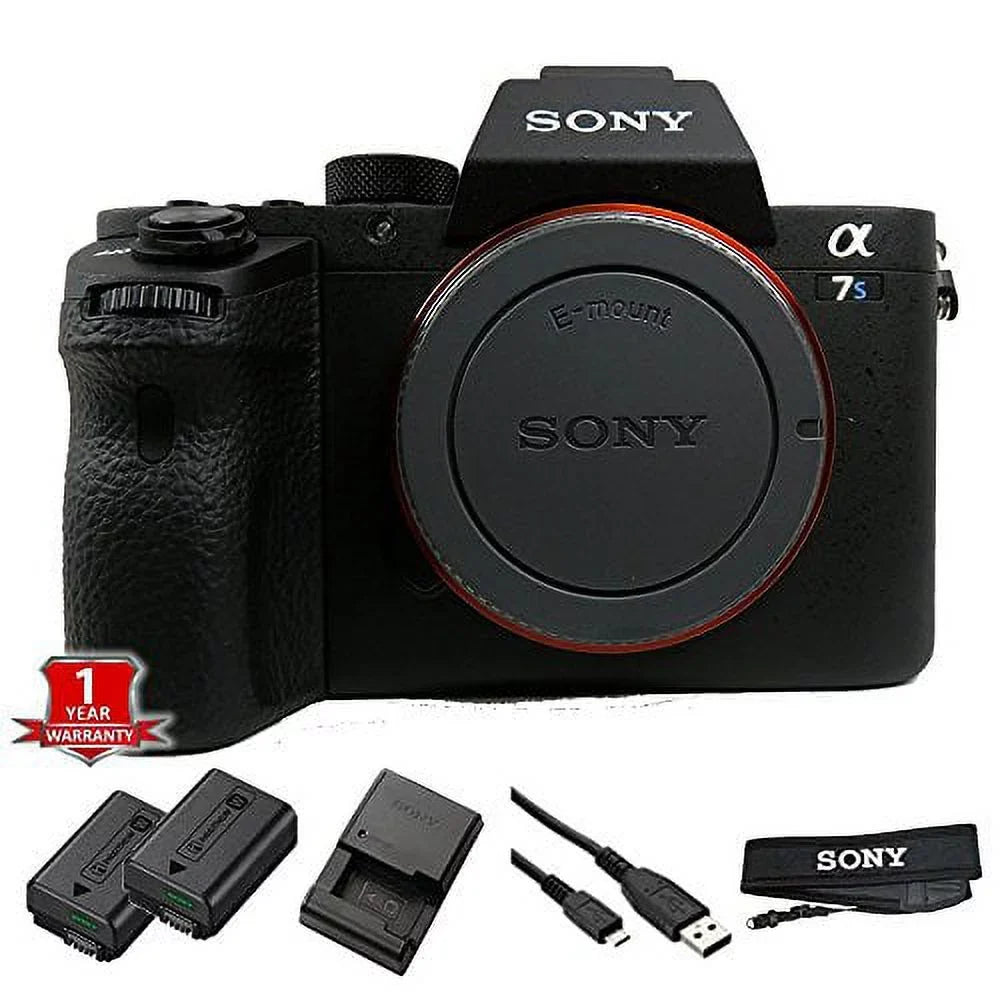 No a7S Sensor, Camera Model) MP Full-Frame Sony Warranty 12.2 E-mount (International ILCE7SM2/B Black II with