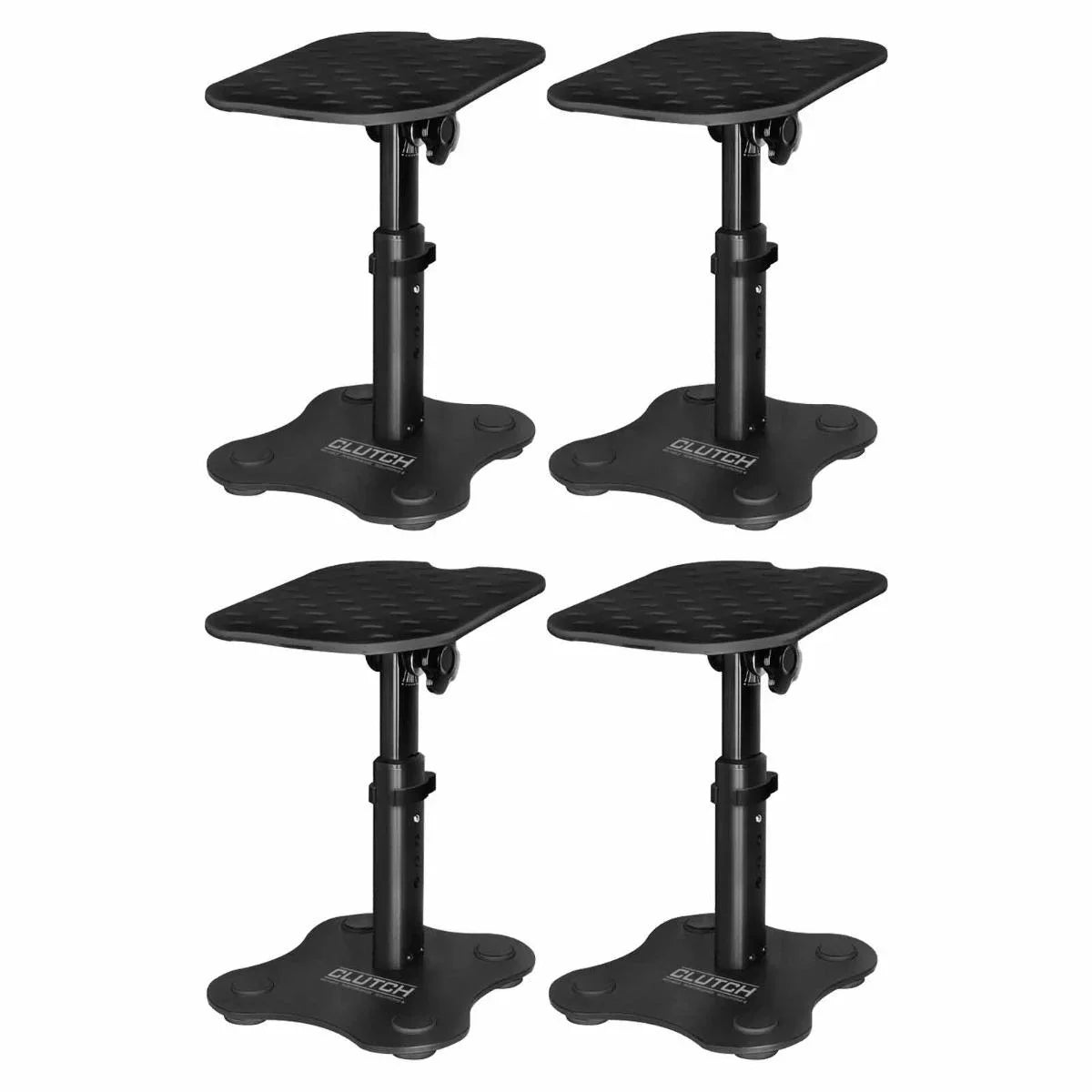 Monitor 4 Speaker Studio Package CL-DMS250 Clutch Stands Mighty Desktop Series