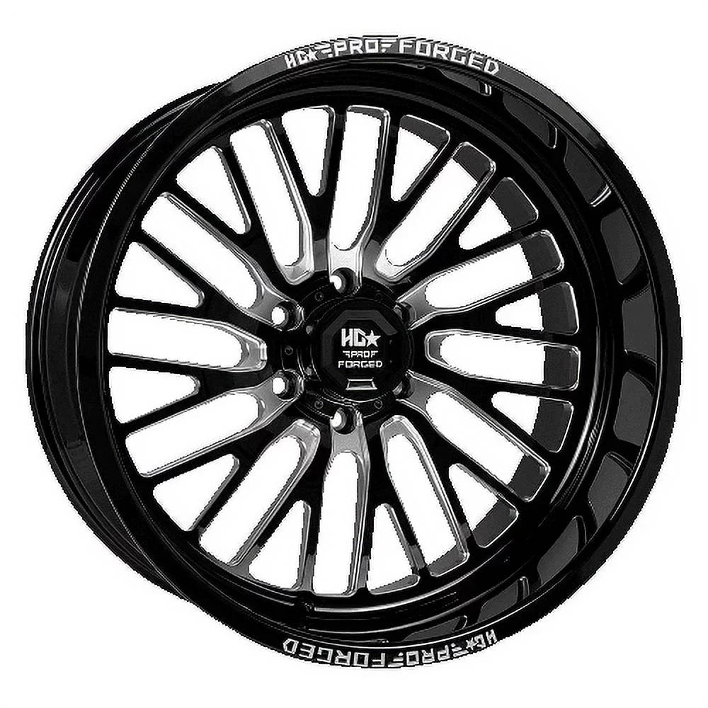 FORGED PRO Milled Wheel LUXXX 106.1CB HD 6X139.7 Black 22X12 LHD Gloss -44ET 7 SENTRY