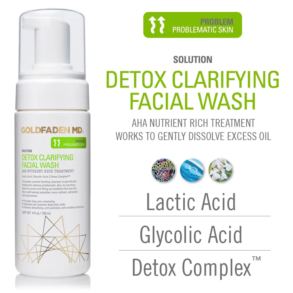Detox fl Wash, 4 MD Facial Goldfaden Clarifying oz
