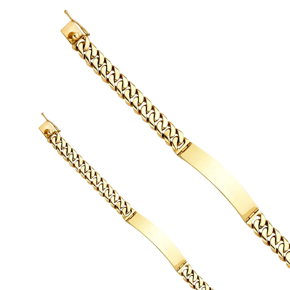 | Bracelets - Grams | Jewelry for 41.3 14KY Link for Weight Gold Cuban 8.5" Gold Yellow Men | Women 14k Elegant Gift Miami Men’s and Chain Bracelet ID