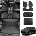 Compatible Accessories (Trunk Trunk Liner 2019-2023 Cover with Floor Weather Mat+Backrest TPE Mats+Floor Seat Cherokee All Mat Mats) Back Protector Cargo Cherokee Jeep Mats 2022