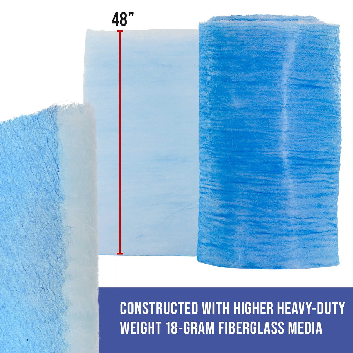 Particles 18 Spray Captures Master Roll, 48" x Booths Premium Paint Paint Arrestor - in Refinish Traps Paint 200' - Filter Auto Elite Gram Autobody Fiberglass Overspray Booth Heavy-Duty Exhaust