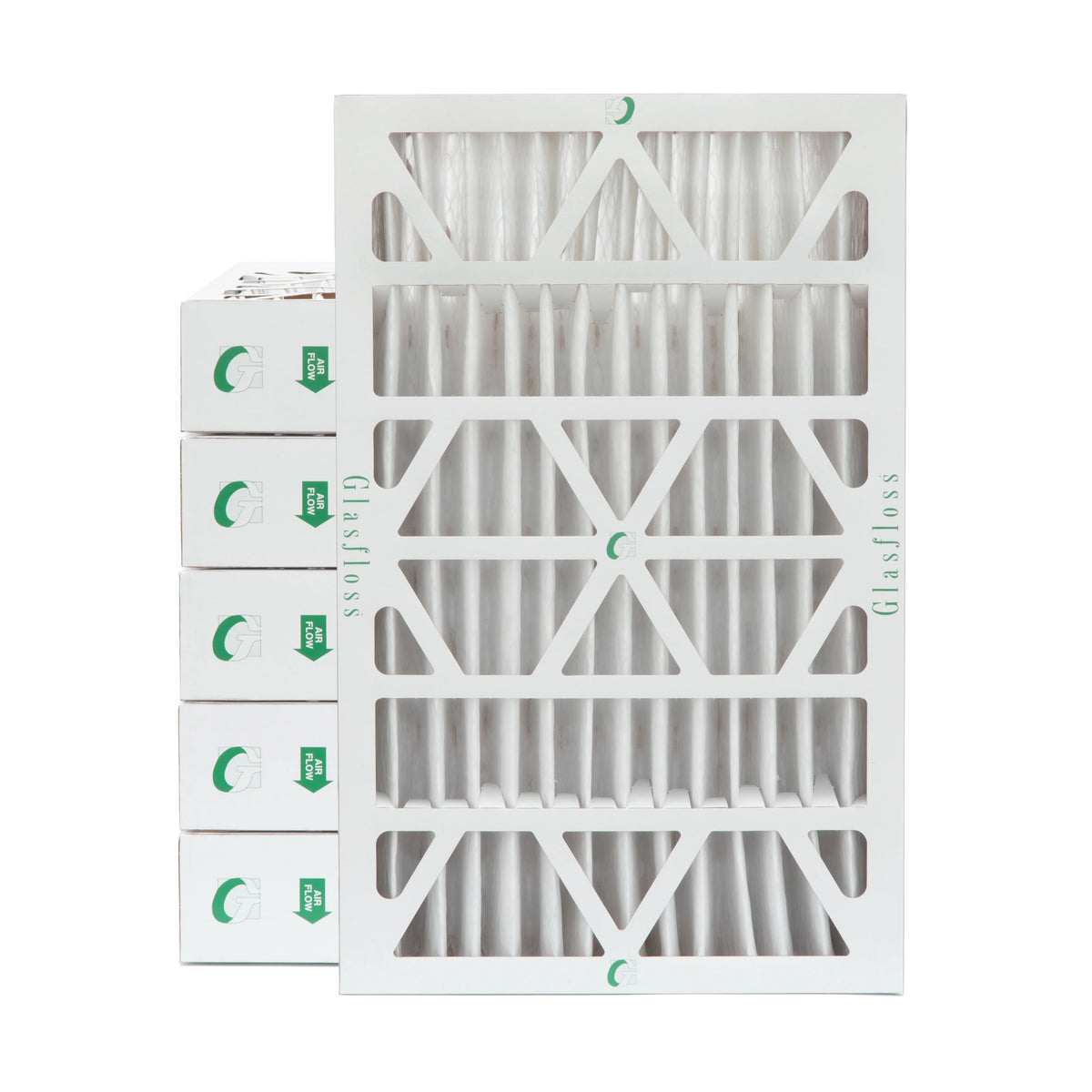 Case ZL Filter 10 MERV 6 of Glasfloss Series - Air 16x25x4