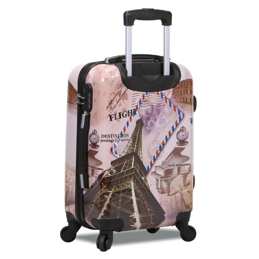 Paris Spinner Collection 3-Piece World Luggage Hardside Traveler Set