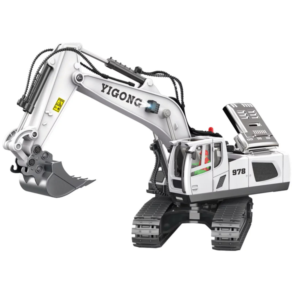 Shovel with Channel YHAIOGS Functional Remote 2.4Ghz Construction Full ExcavaTOr Transmitter ExcavaTOr Metal Control TOy and 11