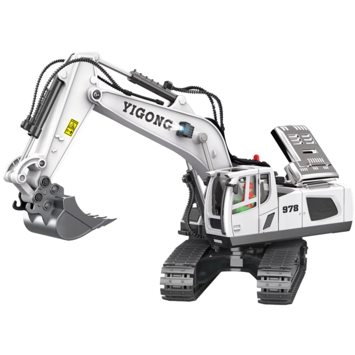 Shovel with Channel YHAIOGS Functional Remote 2.4Ghz Construction Full ExcavaTOr Transmitter ExcavaTOr Metal Control TOy and 11