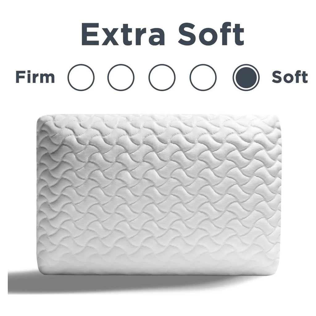 Cloud Bed Queen, and Sleepers, Foam Pack Side Pillow Tempur-Pedic Back Memory for 2