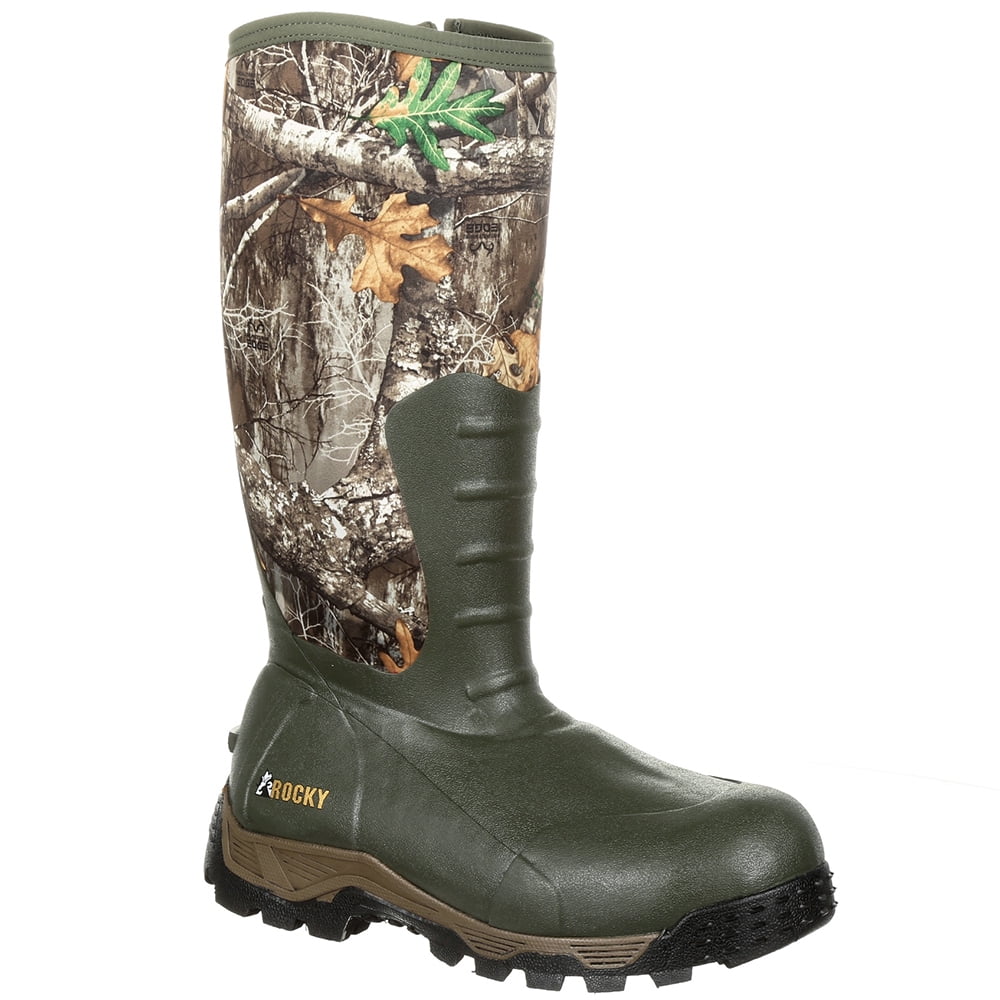 16 Mens Inch Pro Rocky Rubber Waterproof Casual Outdoor Insulated Mid Boots Sport Calf