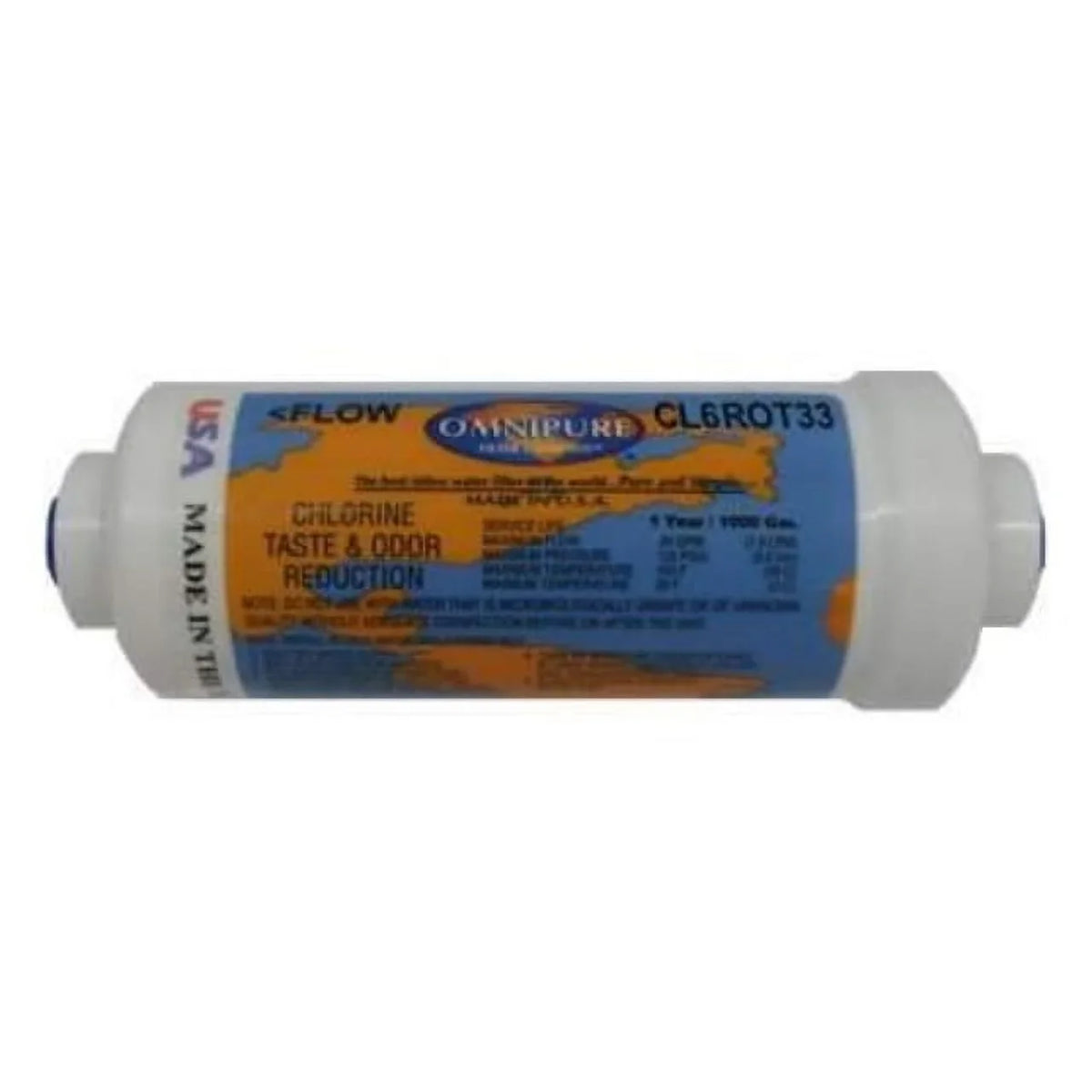 Inline GAC T28 x 6" 2" Carbon Omnipure K2328-JJ Cartridge