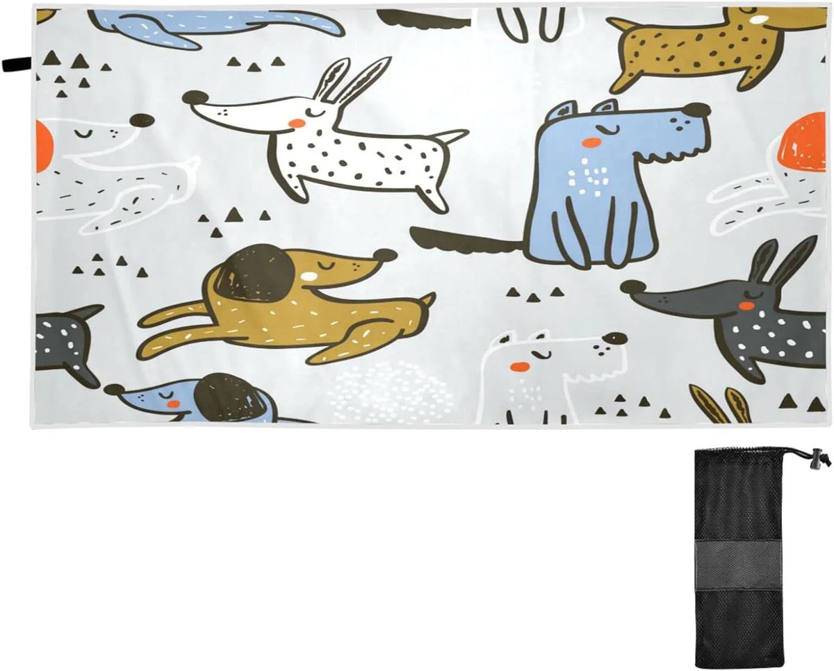 Towels for Compact Scandinavian Swimming Trendy Oversized Super Towel Quick Lightweight Dry Holiday（26） - Bestwell Beach Travel - Camping Towel Absorbent Dogs
