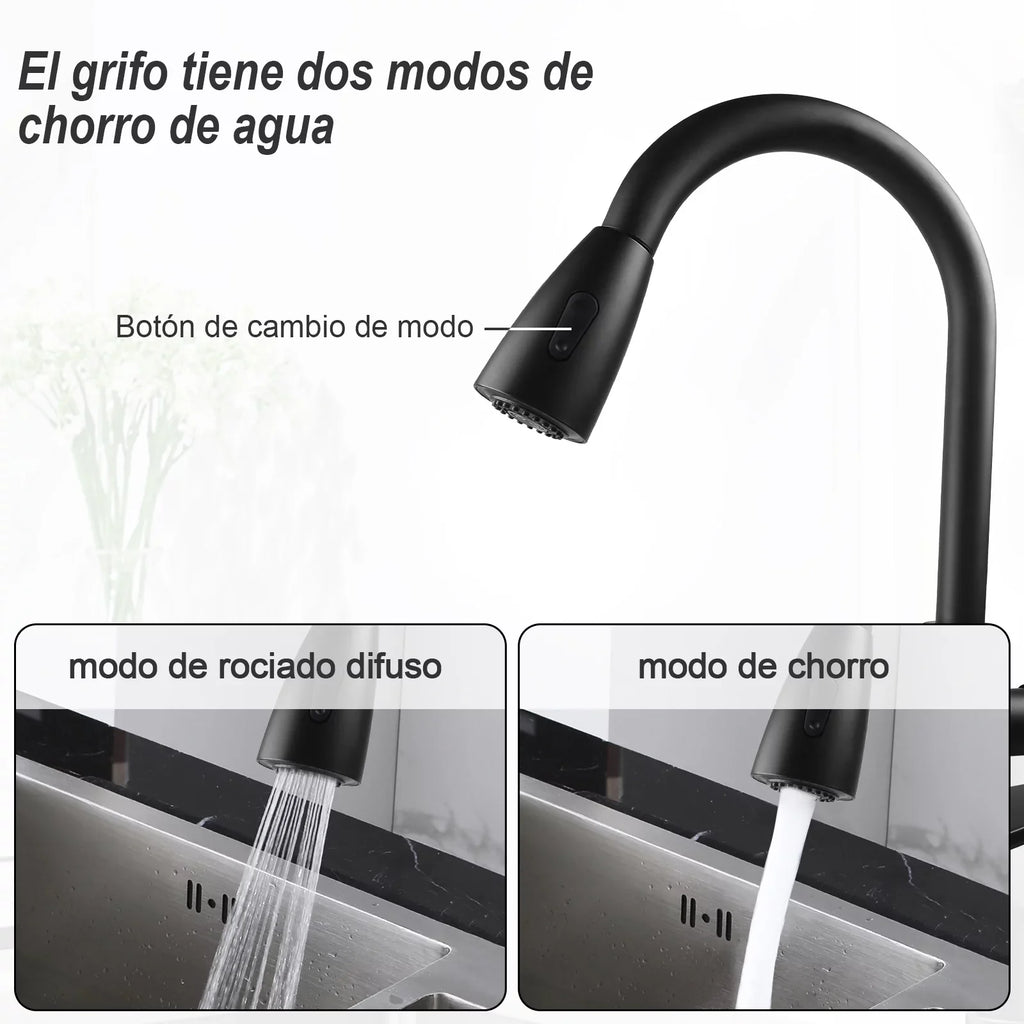Deck Kitchen Kitchen RV, Commercial Modern Plate, Kitchen, Bar, with Silver High Kitchen with Arc Pull Single Sprayer, Faucets Stainless Down Steel Faucet Faucet for Handle Sink