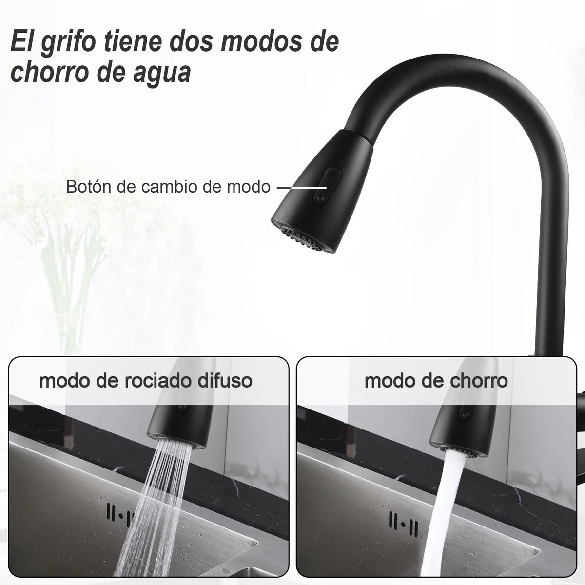 Deck Kitchen Kitchen RV, Commercial Modern Plate, Kitchen, Bar, with Silver High Kitchen with Arc Pull Single Sprayer, Faucets Stainless Down Steel Faucet Faucet for Handle Sink