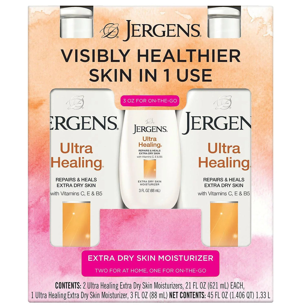 '- Jergens 3 oz.) oz. & Healing The - 1 Ultra Dry Extra (2 21 Skin fl. Moisturizers