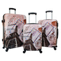 Paris Spinner Collection 3-Piece World Luggage Hardside Traveler Set